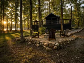 Tranquil Cabin with Fire Pit and Panoramic Lake Views in Tennessee - Image 4