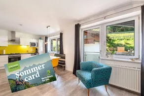 Child-friendly flat with sauna, garden & barbeque | Garden view - Image 4