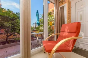 Flat with barbeque, garden & terrace | Sea view - Image 3