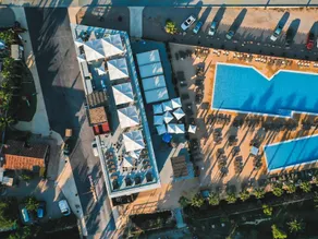 Family-friendly tent with heated pool, terrace & garden | Garden view | Close to the beach - Image 2