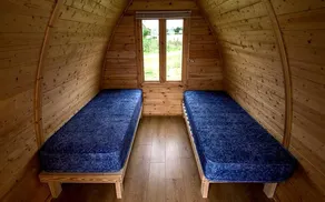 Family-Oriented Standard Eco Pod Campsite by Beautiful 5 Acre Lake, England - Image 4
