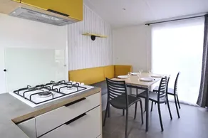 Camping Les Dunes 5 - Strand - Mobilheim Océan TV Wifi Plancha - 2 Schlafzimmer - 4/5 pers - Image 2