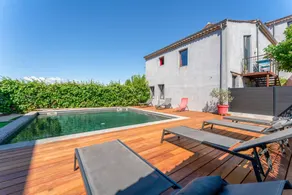 Holiday home with terrace, garden & pool | Garden view - Image 2