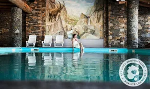 Swimming pool, sauna, hammam, balcony, fireplace or stove, tv, 38m², La Plagne - Image 5