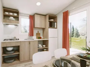 Mobile home with pool & terrace | Garden view - Image 5