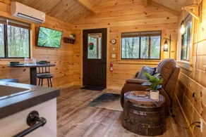 Cozy Log Cabin with a Hot Tub near Seneca Rocks, West Virginia - Perfect for a Romantic Glamping Getaway to the Mountains - Image 2