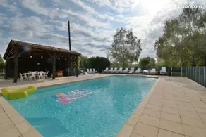 Family-friendly gite with garden, pool & terrace | Garden view - Image 4