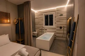 Luxury apartment in chania with panoramic views of the city, sea and mountains - Image 5
