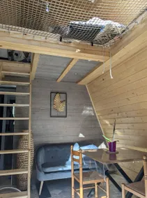 Chalet avec barbecue, jardin et terrasse | Vue jardin - Image 3