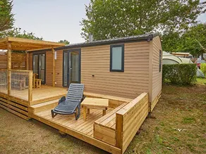 Mobile home with terrace & heated pool - Image 4