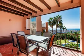 Fantastico appartamento totalmente attrezzato con terrazza, piscina e giardino | Vista sul mare | Accanto alla spiaggia - Image 3