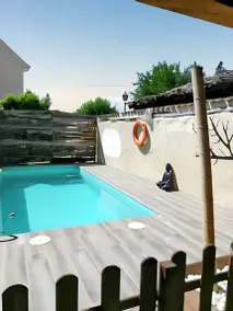 Beautiful villa with garden, private pool & barbeque | Pool view - Image 3