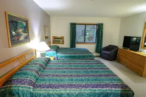 Chambre d'hôtel standard de luxe avec deux lits queen au 2e étage avec piscine chauffée - Image 3