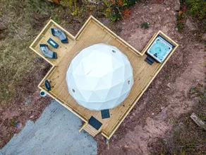 Romantic Geodesic Dome Hot Tub Under the Stars - Image 3
