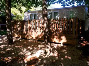 Mobile home with terrace & heated pool | Pets allowed - Image 5