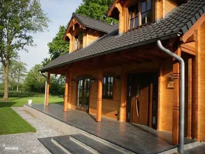 Luxury Wooden Villa Dirk in Forested Area with Stunning Countryside Views - Image 2