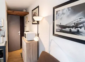 Cosy Studio in Puy-Saint-Vincent, 16 sqm, Mountain View. - Image 4