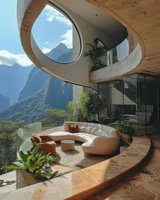 Circular Inspired Villa on the Siwalik Range - Image 3