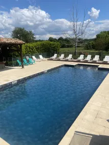 Family-friendly gite with garden, pool & terrace | Garden view - Image 2