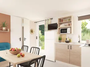 Mobile home with heated pool & terrace - Image 4
