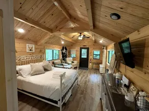 Secluded Studio Cabin with Fenced Retreat Near Blue Ridge Parkway Meadows of Dan, Virginia - Image 4