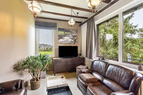 Holiday home with garden, terrace & sauna | Garden view - Image 4