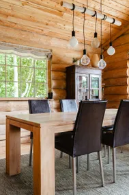 Modern log cabin by Dalby Huse beach - Image 4