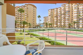 Apartment Directly on the Beach with Pool, Terrace, Sea View, AC, Tennis Court & Wi-Fi - Image 2