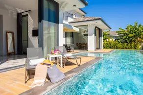 Villa with barbeque, garden & private pool - Image 3
