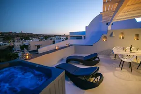 Villa Ioneira, Sea Views, Outdoor Hot Tub, Furnished Terrace, Santorini - Image 2