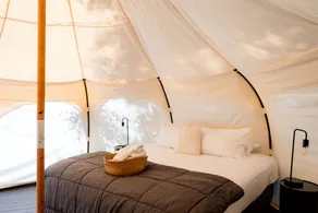 Romantic Canvas Bell Tents for Couples in the Yarra Valley near Melbourne - Image 3