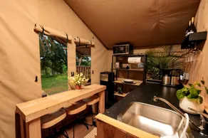 Beautiful Safari Tent Nestled Amidst Trees in San Saba, Texas - Image 5