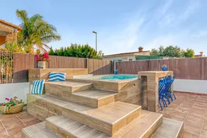 Child-friendly lovely villa with private pool, terrace & garden | Garden view | Next to the beach | Pets are welcome - Image 3