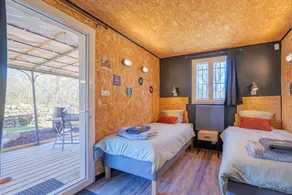 Lodge with heated pool, terrace & garden | Garden view - Image 4