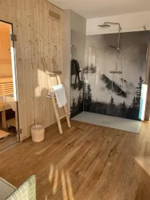 Flat with terrace, sauna & pool | Mountain view - Image 4