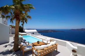 Wonderful Santorini Villa 3 Bedrooms Aura Villa Private Infinity Pool - Image 3