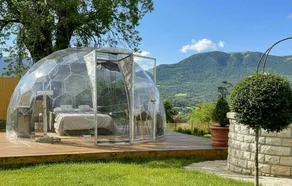 Villa mit Pool, Wellnessbereich im Grünen und Sternenhimmelkuppel - Image 2