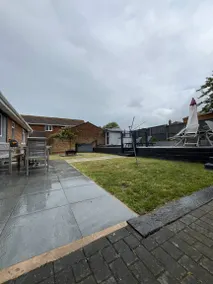 Family-oriented pleasant bungalow with garden, barbeque & terrace | Garden view | Next to the beach | Pet-friendly - Image 3