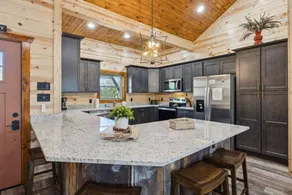 Grand chalet convivial et familial avec jacuzzi, barbecue et piscine | Vue montagne - Image 5