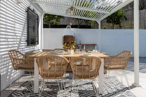 Ferienhaus mit Garten, privatem Pool und Grill | Bergblick - Image 4