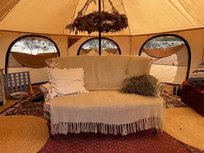 Gorgeous Bell Tent Ideal for a Glamping Getaway in Inman Valley, South Australia - Image 2