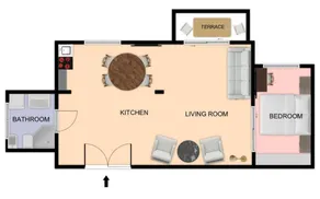 Holiday apartment with terrace | City view | Good for workation - Image 4