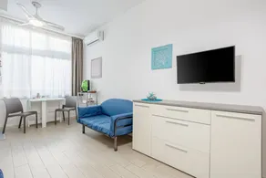 Studio avec terrasse, jardin et piscine | Vue mer - Image 5