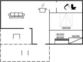 Holiday home with barbeque & terrace - Image 3