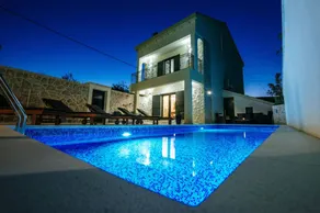 Fully equipped villa with BBQ, garden & private pool | Pool view - Image 3