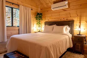 Cozy Log Cabin with a Hot Tub near Seneca Rocks, West Virginia - Perfect for a Romantic Glamping Getaway to the Mountains - Image 4