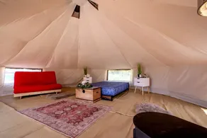 Family Glamping in Bell Tents near Preston, England - Image 3