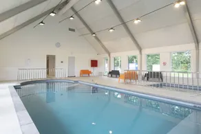 Chalet with terrace, garden & pool - Image 2