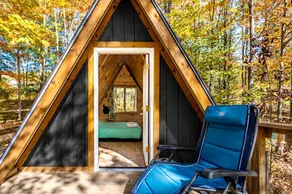Off Grid Glamping at a Secluded A-Frame Cabin in New York - Image 5