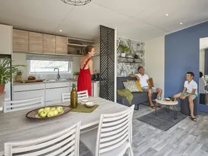 Mobile home with terrace & heated pool - Image 4